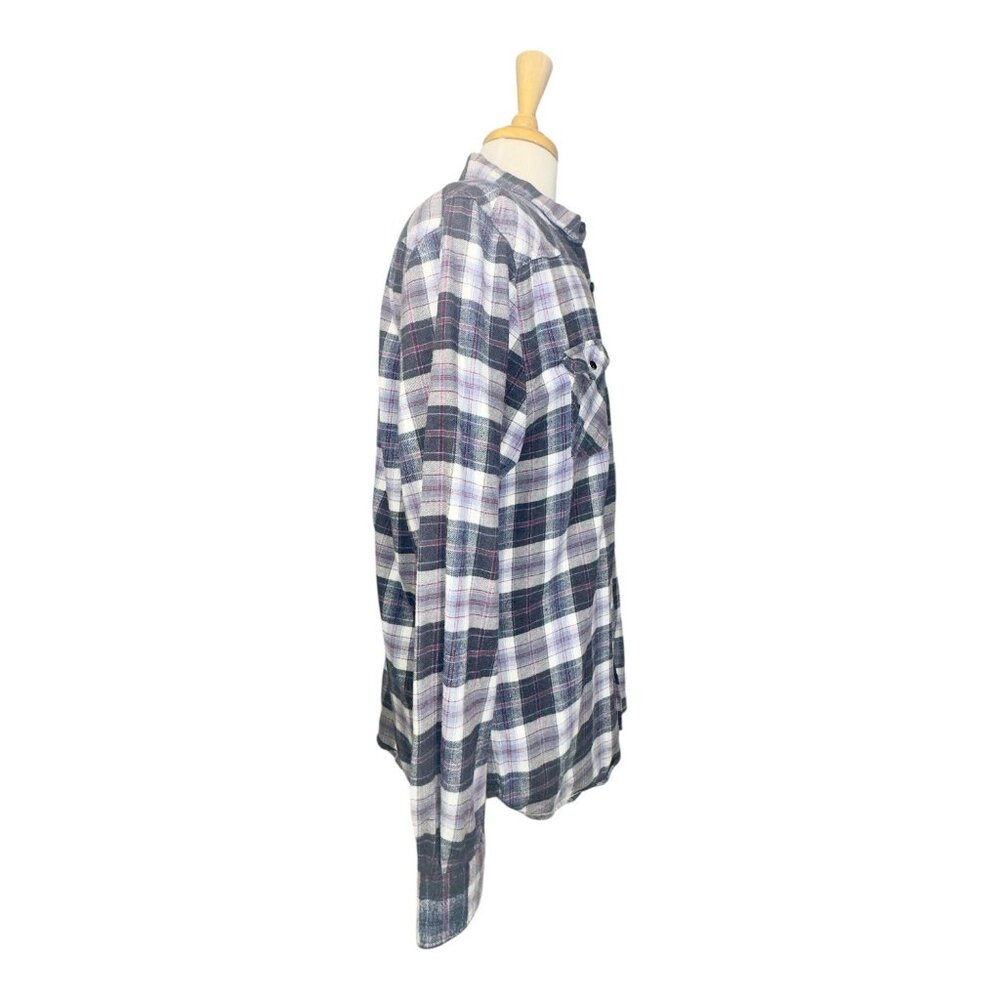 Drill Clothing Co. Mens Plaid Button-Up Shirt Size XL Long Sleeve 100% Cotton - Picture 7 of 9